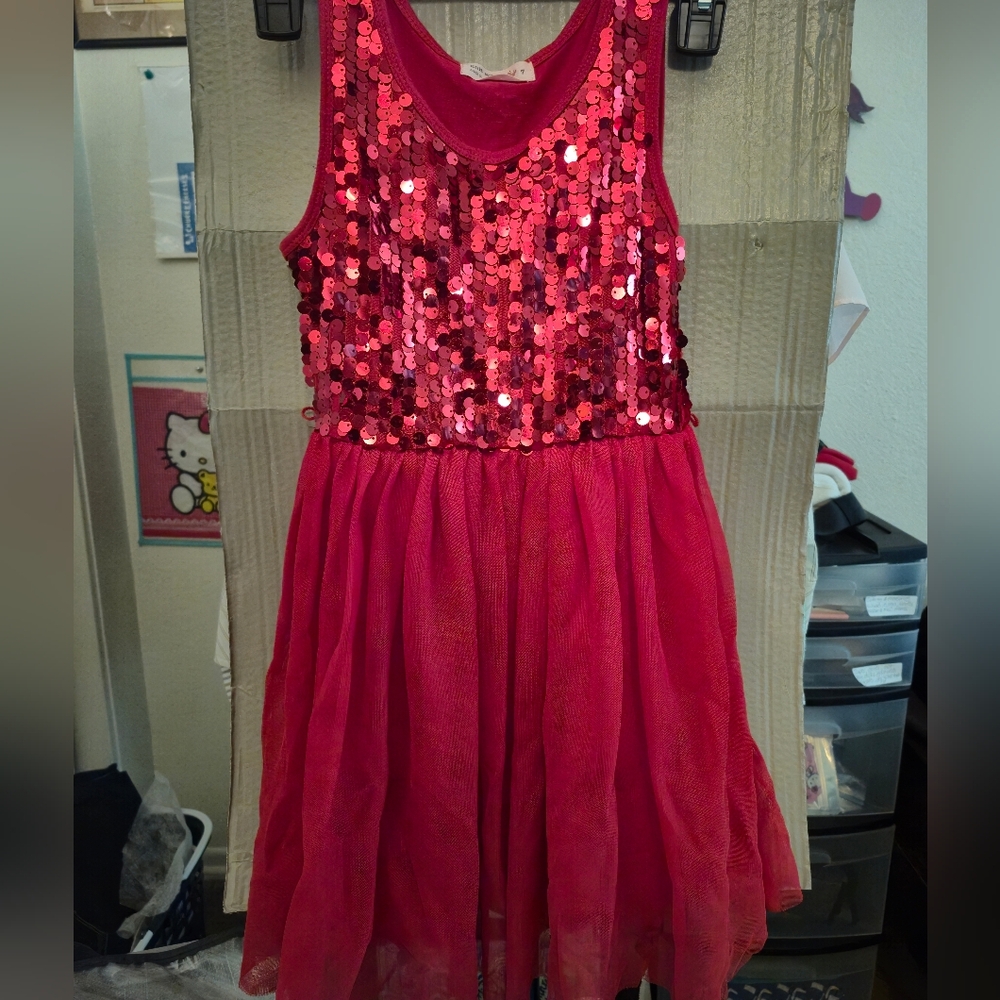 Knitworks Red Sequin Dress